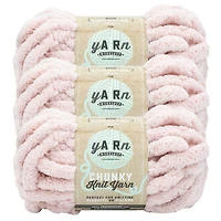 Fil AR Workshop Chunky Knit Rougir Yarn Fil #7 Jumbo Chenille du Polyester 226g /26m 3-Paquet