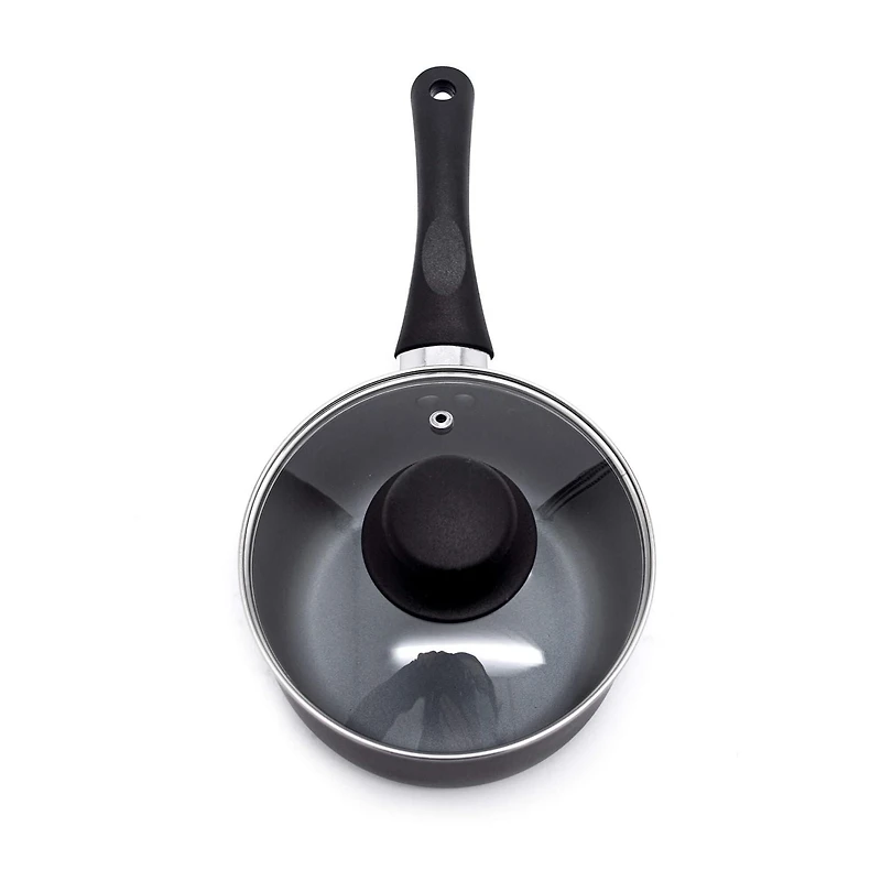 Starbasix Casserole de 1,6L (1,7Qt) avec couvercle Revêtement antiadhésif