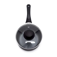 Starbasix Casserole de 1,6L (1,7Qt) avec couvercle Revêtement antiadhésif