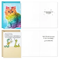 Assortiment de cartes comiques de fête – Shoebox de Hallmark (8 cartes et enveloppes)