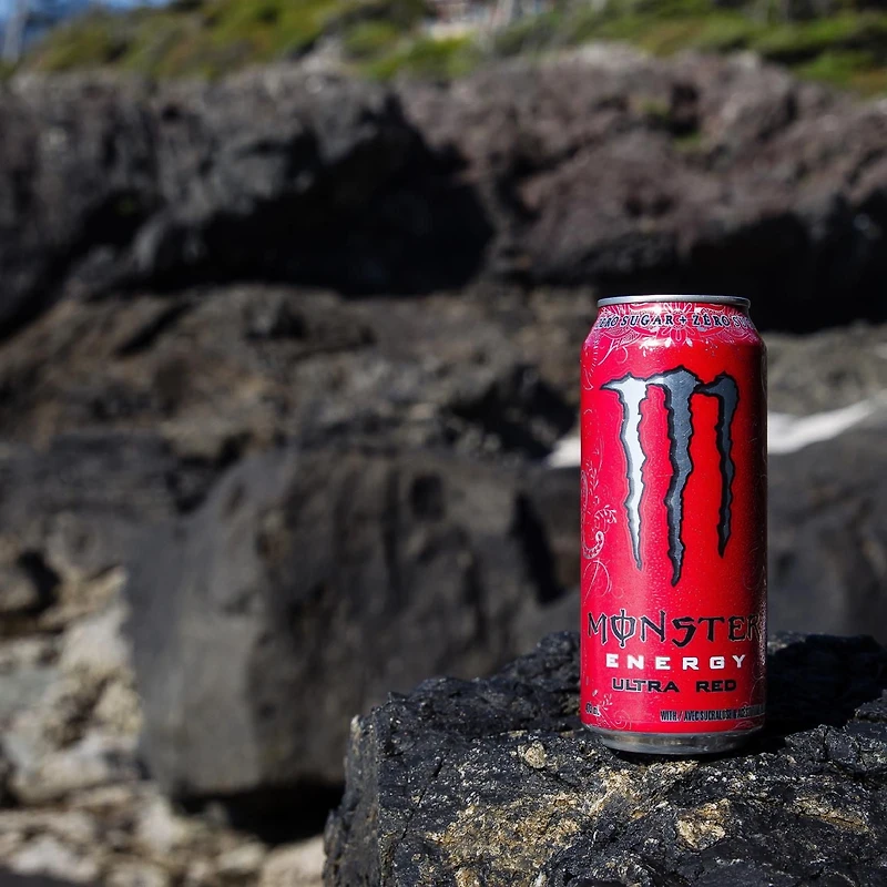 MONSTER ENERGY, Ultra Red, canette de 473 mL Monster Ultra Red Cannette