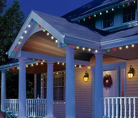 Guirlandes lumineuses de Noël à 70 lumières à DEL C9 à changement de couleur, taille diamant, multicolores à blanc chaud