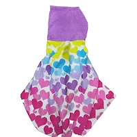 MS OVERSIZED HOODED HEARTS, MS OVERSIZED HOODED PONCHO