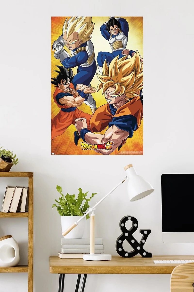 Dragon Ball Super - Orange Wall Poster, 22.375" x 34"
