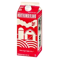 Lait homogénéisé 3,25 % Northumberland 2L