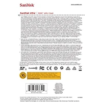 SanDisk Ultra® SDXC™ UHS-I card, 128GB, Pictures/ Full HD video