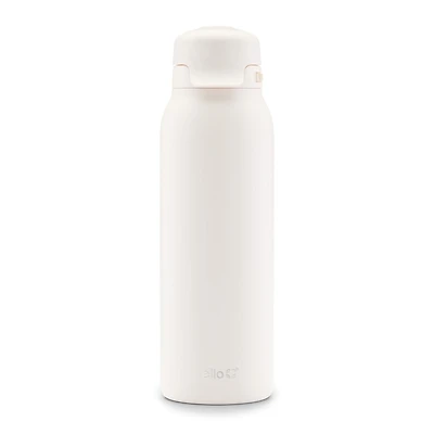 Ello Flip & Fill 32 oz Stainless Steel Water Bottle, <ul><li>32oz Capacity </li><li>Easy-to-use flip lid</li><li>All parts BPA free</li></ul>