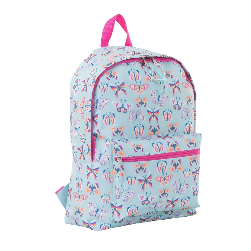 Jetstream Front Utility Pocket Backpack, Butterfly pattern