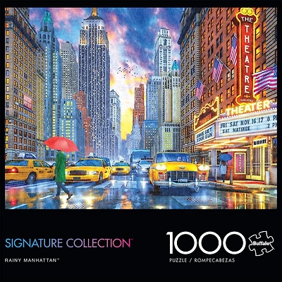 Buffalo Games - Le puzzle Signature Collection - Rainy Manhattan - en 1000 pièces