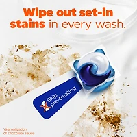 Capsules de détergent à lessive Tide Oxi Max Power PODS, détachant et puissance d’Oxi, 45 capsules