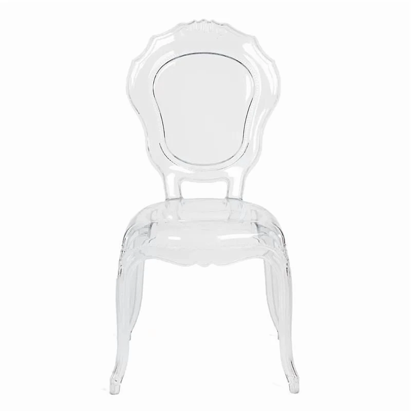 Plata Import Princess Clear Plastic Chair