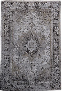 Home Decor Inc Grey Medallion Jacquard Area Rug – 48" x 72", Perfect for Living Room