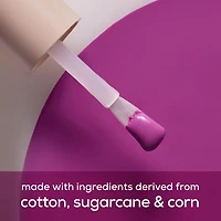 essie plant-based vegan nail polish, creamy finish, 8-free, free in me, pink, 13.5ml
