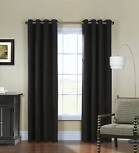 Loft Living Nova, assombriissant panneau de rideau à oeillets, en faux suede 54" x 95", gris foncé