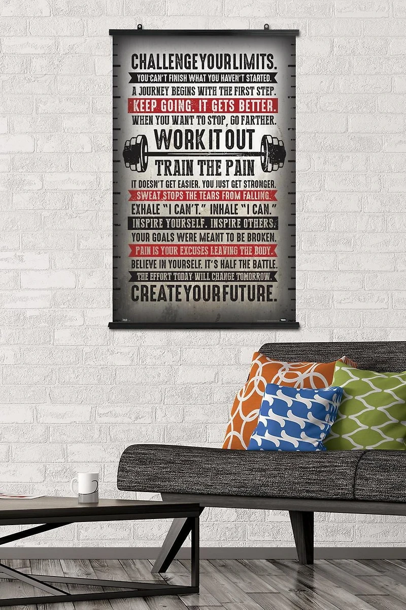 Challenge Your Limits Wall Poster