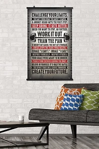 Challenge Your Limits Wall Poster