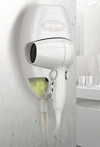 Sèche-cheveux Conair 1600 watt compact avec fixation murale