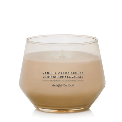 Yankee Candle Scented Candle, Vanilla Crème Brulée, 10 oz, Studio Collection, Up to 50 Hours of Burn Time, 1 Wick