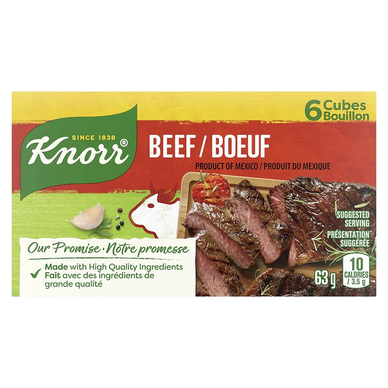 Cubes de bouillon Knorr Bœuf 63 g Cubes de bouillon