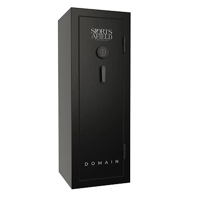 Domain Series Coffre-fort pour armes à feu haut de gamme de 55 po de hauteur, armoire de sécurité pour armes à feu avec serrure électronique et protection incendie (capacité de 20 armes) - SA5520DOM