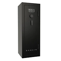 Domain Series Coffre-fort pour armes à feu haut de gamme de 55 po de hauteur, armoire de sécurité pour armes à feu avec serrure électronique et protection incendie (capacité de 20 armes) - SA5520DOM