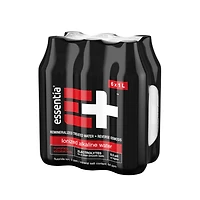 Essentia Eau Alcaline Ionisée 9.5 pH, Hydratation Purifiée, Enrichie en Électrolytes pour un Goût Net et Doux, Purifiée par Osmose Inverse 6x1L