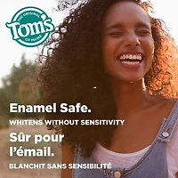 Tom’s of Maine Whiten Plus Deep Clean Whitening Toothpaste, Natural Whitening Toothpaste with Plant-Based Cleansers, Enamel Safe Formula, Whitens Without Causing Sensitivity, Peppermint, 113 g