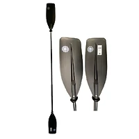 Blue Dog Marine 96" Kayak Paddle –  Lightweight Boating Oar for Inflatable Kayaks with Foam Grips - Black