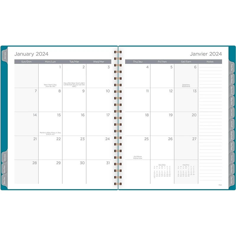 Mead Large Modern Landscape 2024 Weekly/Monthly Planner, Planner