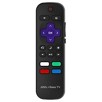 Téléviseur intelligent de 109 cm (43 po) 4K UHD HDR Roku onn. (Modèle 100012584-CA-Noir) 3 HDMI, 60 Hz