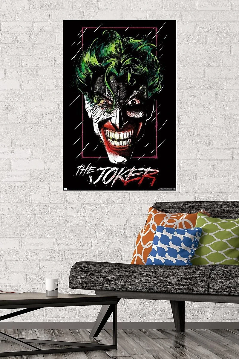 DC Comics - The Joker - Up Close Wall Poster