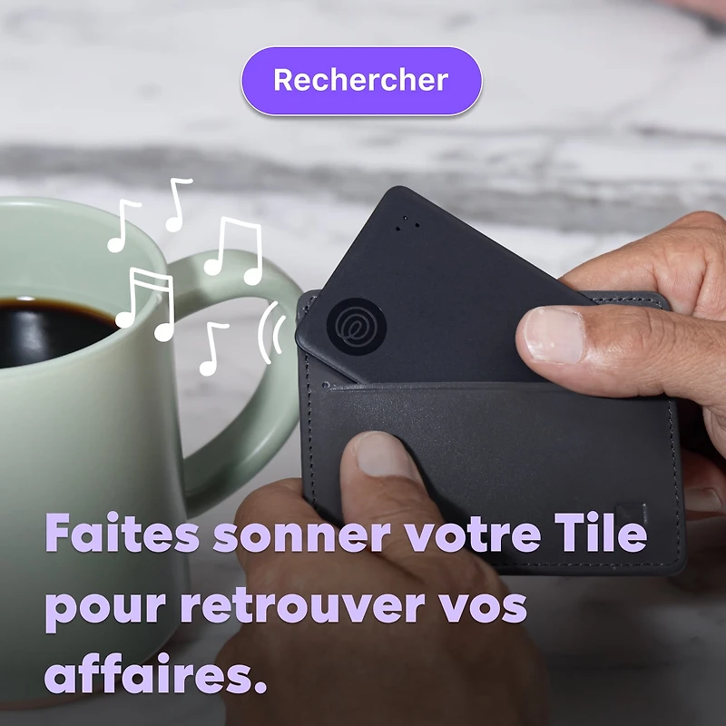 Life360 Tile Starter Pack (2024) Bluetooth Tracker, both iOS and Android Compatible. Black Mate, Black Slim