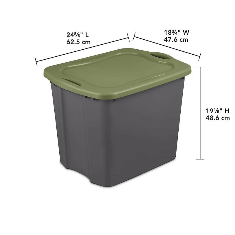 Sterilite Boîte de Rangement 90 L EZ Carry - 4PK