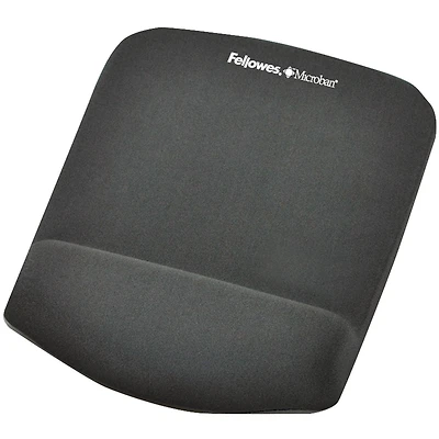 Tapis de souris et repose-poignet  PlushTouch™ doté de la technologie FoamFusion™, gris