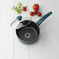 Casserole en aluminium antiadhésif de 2 litres avec couvercle de Taste of Home TC122A