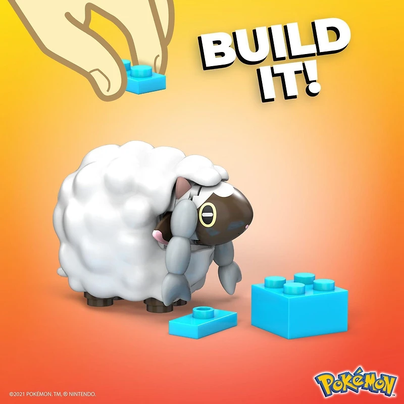 Mega Construx Pokemon Wooloo - 19 Pieces