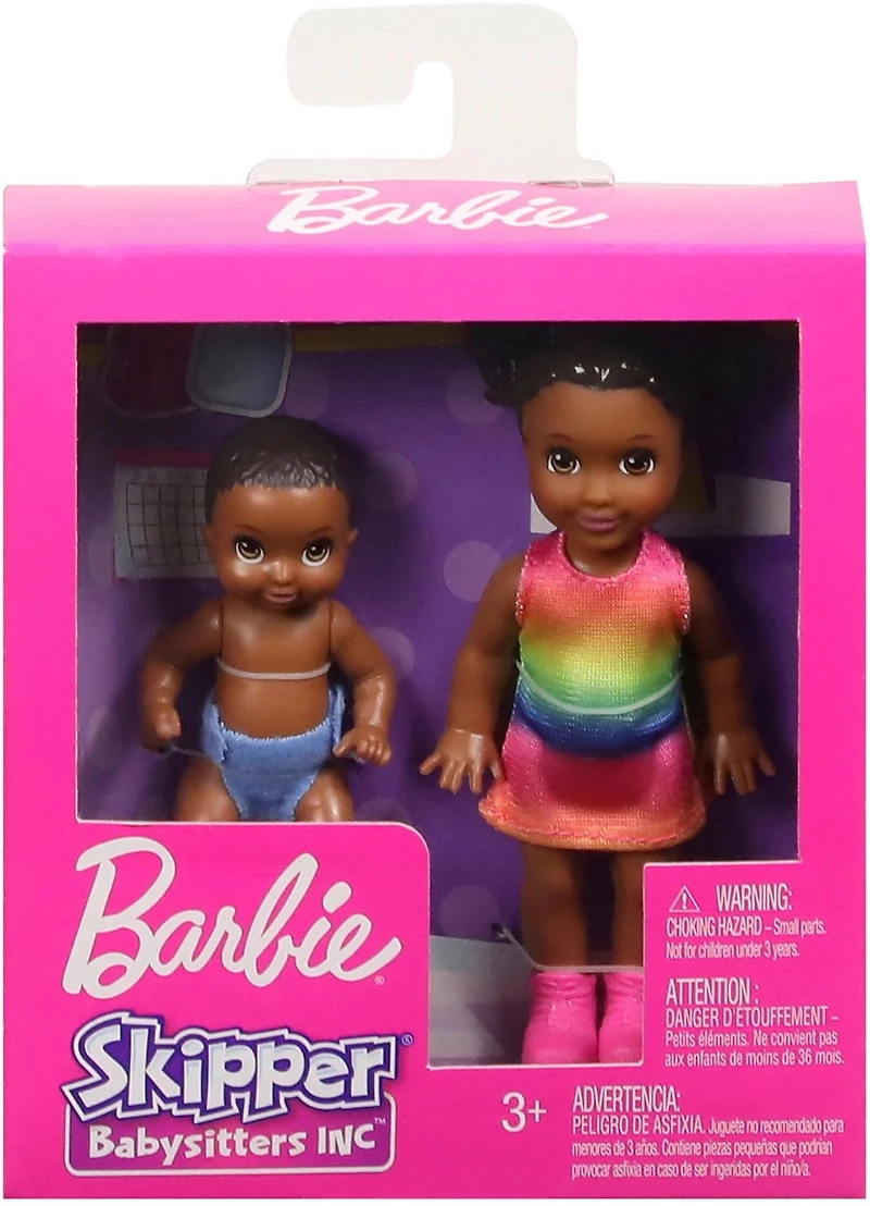 Barbie Babysitters Inc. Skipper Poupée couche en tissu bleu