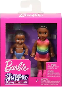 Barbie Babysitters Inc. Skipper Poupée couche en tissu bleu