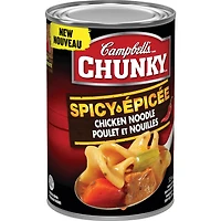 Soupe au poulet et aux nouilles épicé Campbell'sMD ChunkyMD, longue conservation Soupe au poulet et aux nouilles épicé Campbell'sMD ChunkyMD, 515 ml