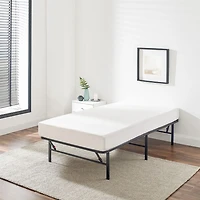 Cadre de lit plateforme pliable en acier Mainstays, format Twin XL, hauteur 14 po, sans sommier requis, noir