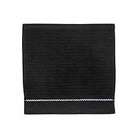 Point De Luxe Débarbouillette (12 X 12) (Noir) - Set of 6