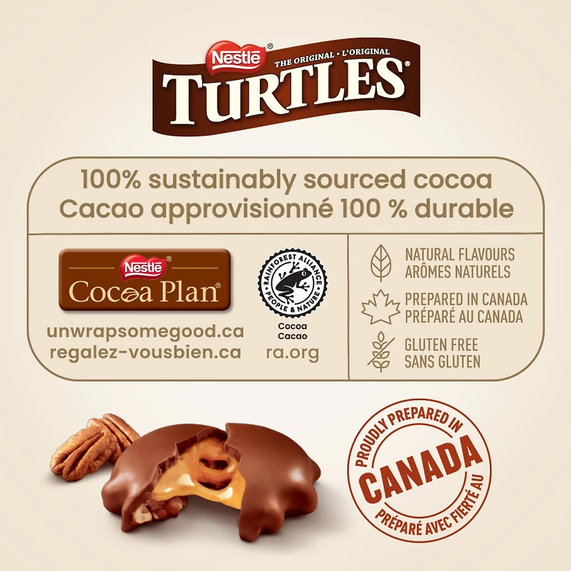 Turtles Classic Recipe Chocolates Share Bag, 160 g