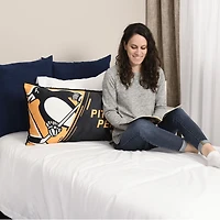 Oreiller de corps des penguins de pittsburgh de la LNH