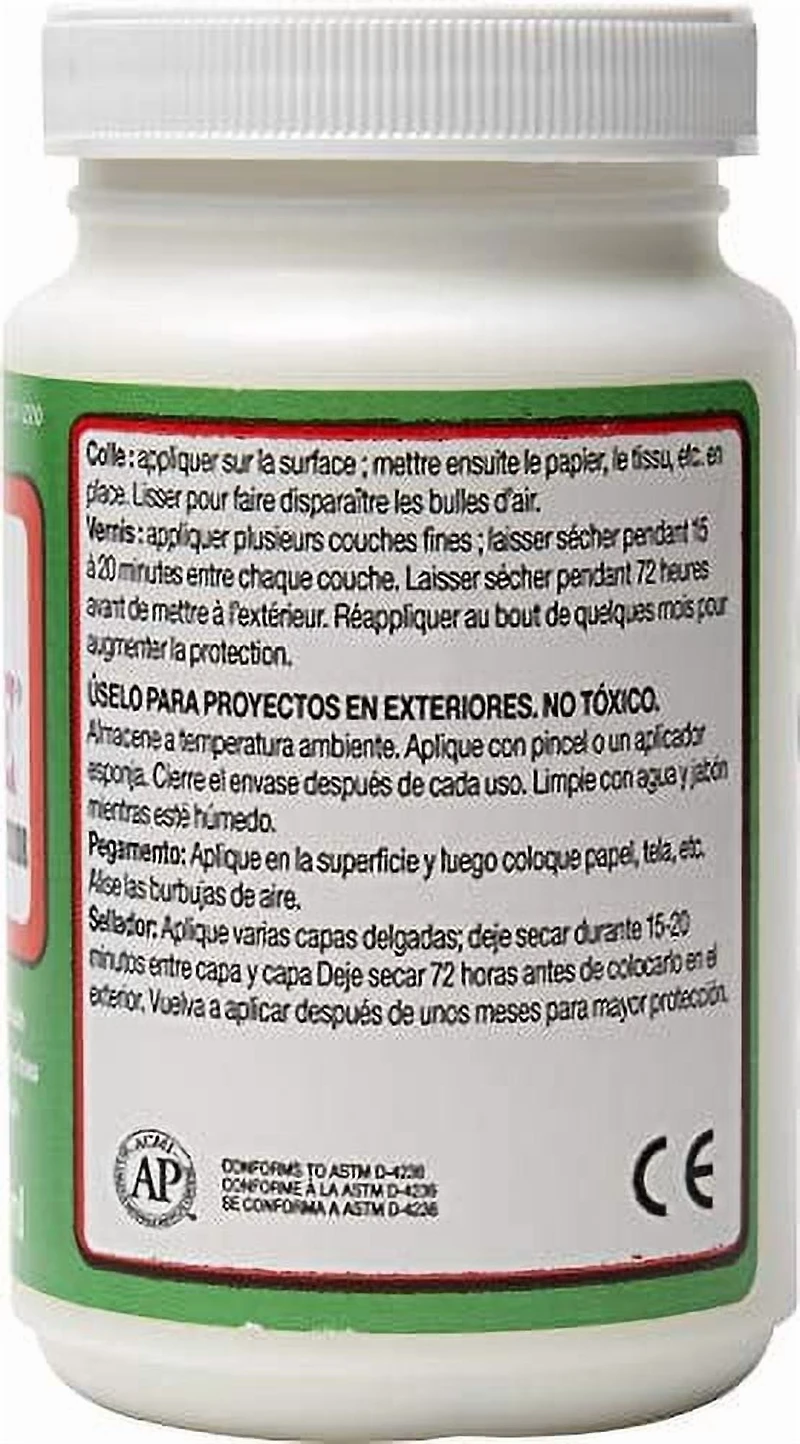 Mod Podge Scellant, colle et finition pour extérieur, 236 ml
