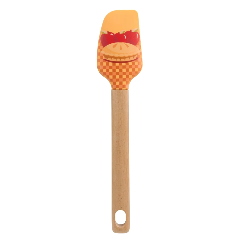 Way-to-Celebrate 12" Silicone Spatula, Apple Pie, Orange, WAY-TO-CEL PL SILICONE SPATULA
