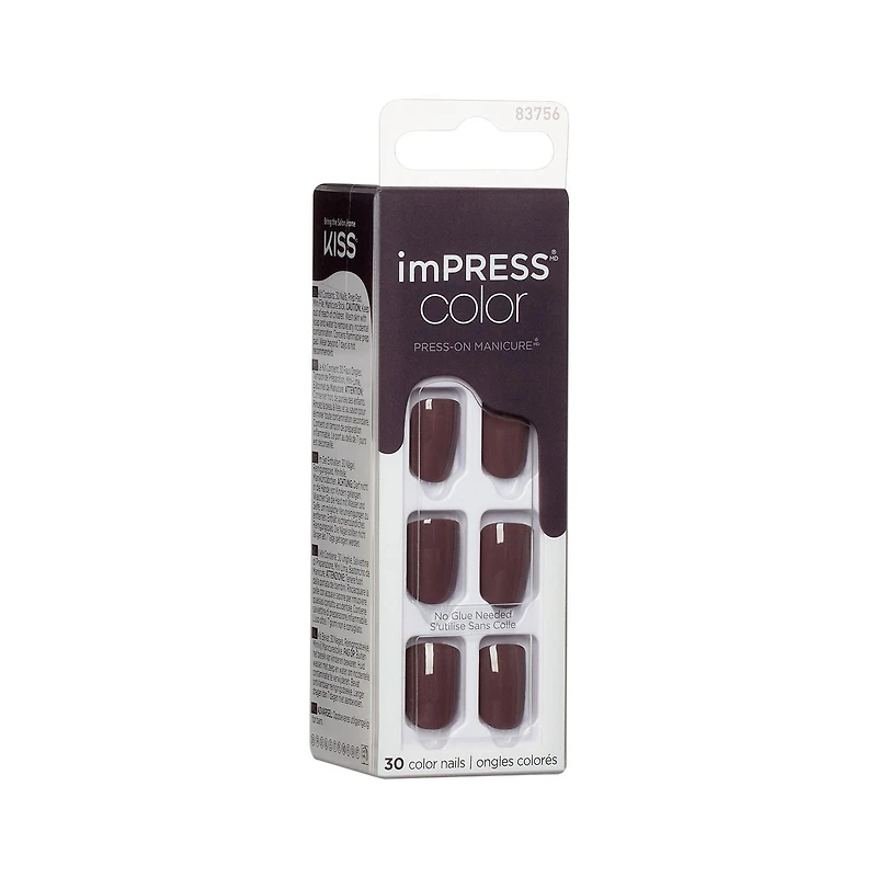KISS imPRESS faux ongles de couleur - Try Gray