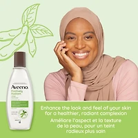 Aveeno Positively Radiant Tonique, Peau Tonifiée, Soya, Peau Lisse, Routine de Soins de la Peau, Non Comédogène