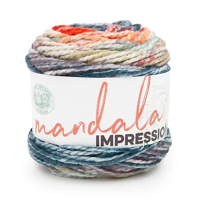 Lion Brand Mandala® Impressions Yarn #5 Bulky/Chunky Yarn 150g/150m 1 Ball