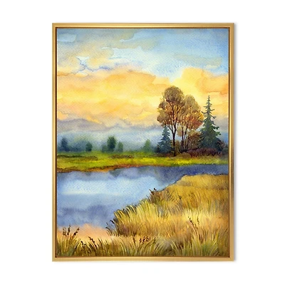 Designart The Awakening of Nature FLOAT FRAME WALL ART