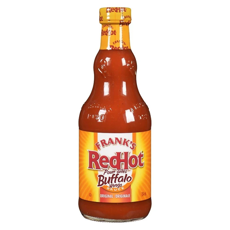 Frank's RedHot, Hot Sauce, Buffalo Wings Sauce, 354mL